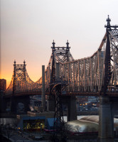 sunrise on the 59th St bridge, NYC